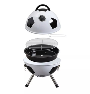 Griglia BBQ a Carbone Salvaspazio con Design a Pallone da Calcio per Campeggio, <span class=keywords><strong>Spiaggia</strong></span> e Picnic a Prezzo All'Ingrosso - Product Image 1
