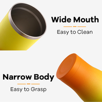 Mug à bière isotherme double paroi 900 ml de haute qualité, vente en gros, avec couvercle réutilisable, idéal pour boire directement, cadeau parfait