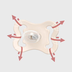 Juego de <span class=keywords><strong>chupetes</strong></span> de bebé ALGO 3 uds sin BPA bonitos dibujos animados de animales chupete de <span class=keywords><strong>silicona</strong></span> fisiológico para pezones para 0-12 meses - Product Image 6