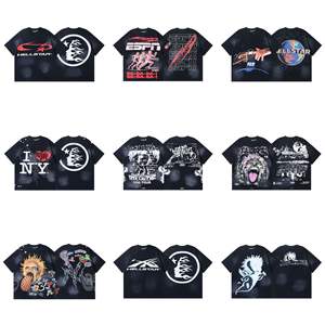 Camiseta Oversize Gráfica Vintage de Estilo Urbano con Hombros Caídos y Corte Holgado, de Alto Gramaje, con Lavado Ácido, Personalizable, del Fabricante - Product Image 3