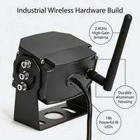Cámara de Reversa Inalámbrica FHSS de 20P, IP68, Aleación de Aluminio, 2.4G WiFi, Visión Nocturna IR, 720P/1080P, DC 12V, para Camiones y Autobuses