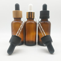 5ml 10ml 15ml 20ml 30ml 50ml 100ml flacon compte-gouttes en verre ambré/emballage cosmétique bouteille de sérum en verre/bouteilles cosmétiques