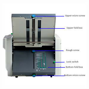 SG-RD298 110V 220V سعر المصنع ماكينة طي الورق التلقائي ملف ورقي حار بيع ماكينة طي الورق - Product Image 4