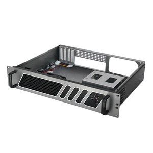 2U nhôm tùy chỉnh <span class=keywords><strong>Micro</strong></span> ATX máy chủ Rackmount khung gầm công nghiệp số lượng tốt với quạt làm mát trong kho - Product Image 1
