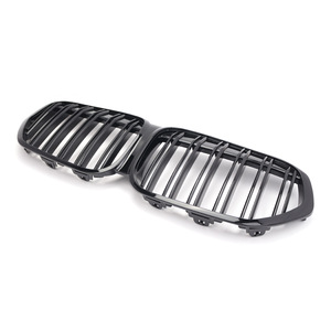 Parrilla Delantera para BMW X1 F48 F49, Negro Brillante, Doble Línea, Integrada, Plástico ABS, para Mejora o Reequipamiento - Product Image 4
