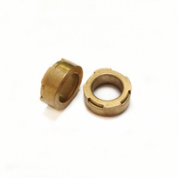 Bague de roulement en bronze fritté trempé dans l'huile pour moteur de ventilateur de table, bagues en laiton, bagues en alliage de cuivre pour pièces de rechange de quincaillerie