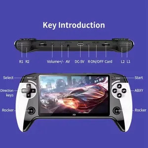 Consola de Videojuegos X9 Classic a Bajo Precio, Consolas de Videojuegos Más Vendidas, Consola de Juegos Portátil de 1500 mAh con Pantalla de 5.5 Pulgadas - Product Image 3