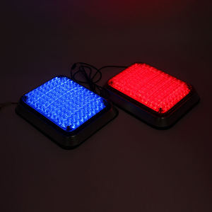 Feux stroboscopiques LED 12V-24V 240x190mm Rouge/Bleu/Blanc/Ambre, feux d'avertissement d'urgence à montage en surface pour ambulance, camion de pompiers, véhicule - Product Image 4