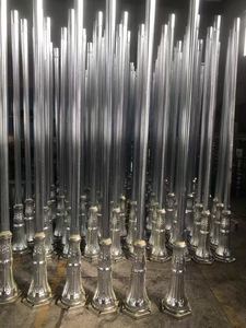 European Antique LED Garden <strong>Light</strong> IP55 AC Glass Aluminum Lamp Body <strong>Vintage</strong> <strong>Street</strong> Lamp Post 6000K Daylight Remote Control 3-Year - Product Image 5