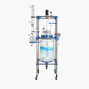 Reactor de vidrio a escala de laboratorio (1/2/3/5L) con regulación de temperatura de precisión para síntesis y análisis de compuestos orgánicos ¡Gran oferta! - Product Image 4