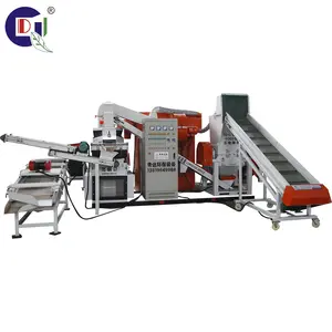 Qida QD-600S + QD-1000 Automatische Kabel Draad Recycle Machine 300-500 Kg/u Kabel Granulator Recycling Machine Voor Recycling Markt