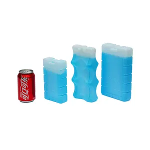 Wholesale factory direct sale rectangle keep warm or cool ice pack brick plastic ice pack/ice box for cooler box