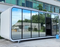 M Custom Maison Conteneur Modulaire Préfabriquée en Acier, Cabine Apple, Pod de Bureau, Hôtel, Micro-capsule Pliante, Installation Rapide, Espace de Vie