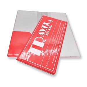 高級PVCトラベルアクセサリー航空券ホルダーパスポートカバー搭乗券ホルダー - Product Image 4