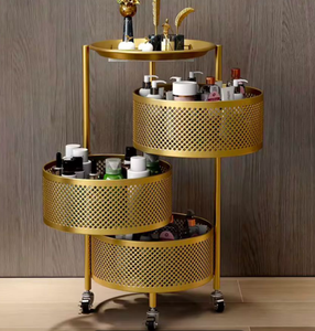 2025 Lucky New Modern Beauty Hair Salon Stainless Steel Beauty <b>Stool</b> Cart Trolley for Sale - Product Image 1