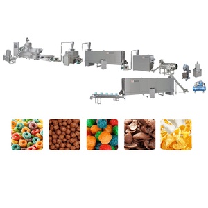 Procesamiento de granos Fácil operación Kelloggs <span class=keywords><strong>Corn</strong></span> <span class=keywords><strong>Flakes</strong></span> Fabricación de maquinaria Máquina Fruit Loops Desayuno Cereales Línea de producción - Product Image 4