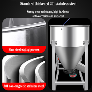 Todo tipo de producción de ganado, producto final de pellets, mezclador de alimentos para animales de acero inoxidable súper grande, trituradora de uso agrícola - Product Image 5