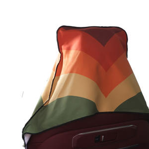 Sıcak satış özel Logo mikrofiber su geçirmez koltuk kapakları kaymaz plaj yüzme yürüyüş araba havlu karikatür örme teknikleri - Product Image 6