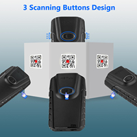Terminal de point de vente Netum E800, scanner de codes-barres QR, codes-barres 1D 2D, PDF417, Data Matrix, clip dorsal, Bluetooth