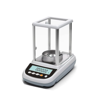 Balance analytique de laboratoire haute performance NADE FA1104AI 1100g 0,1mg avec écran LCD et étalonnage interne pour le pesage d'échantillons alimentaires