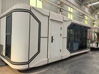 Maison conteneur préfabriquée de luxe en forme de capsule spatiale, type Apple Cabin, pour bureau, appartement et tourisme, 20ft 40ft, directement de l'usine
