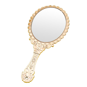 Vintage Handheld Makeup <strong>Mirror</strong> Travel <strong>Compact</strong> Hand <strong>Mirrors</strong> Luxury <strong>Design</strong> Cosmetic for Girls Portable Beauty Makeup Tool - Product Image 4