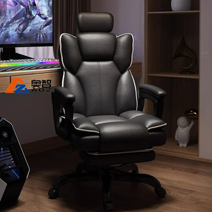 Silla de juegos de carreras moderna y sencilla <span class=keywords><strong>para</strong></span> <span class=keywords><strong>oficina</strong></span>, hogar, <span class=keywords><strong>reposapiés</strong></span> reclinable <span class=keywords><strong>para</strong></span> jugadores, usuarios de ordenadores, fábrica de cuero sintético - Product Image 6