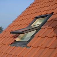 Cadre en aluminium moderne, lucarne plate en verre flottant pour fenêtre de toit étanche