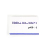 Bandelettes de test de pH universelles Indicateur d'expérience acide-base 80 bandelettes Papier Version anglaise Test de qualité de l'eau pour les ressources pédagogiques