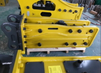 Martillo Hidráulico de Primera Calidad HB20G, Martillo Hidráulico para Excavadora SB81 para Trabajos de Demolición con Excavadoras de 18-26 Toneladas