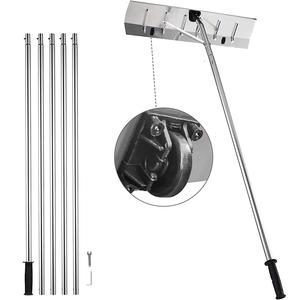 Râteau de déneigement de bonne qualité 1.48-6.1m râteau à <span class=keywords><strong>neige</strong></span> de toit à poteau télescopique avec roue en plastique - Product Image 3