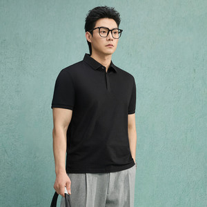 เสื้อโปโลแขนสั้นแบบลำลอง คอปกถักเรียบ สีพื้นตัดกัน น้ำหนัก 195 กรัม ผ้าต้านเชื้อแบคทีเรีย ให้ความรู้สึกเย็นสบาย  แบบยูนิเซ็กซ์ รับสกรีนโลโก้ - Product Image 2