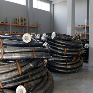Oil <b>Hose</b> Heavy Duty Spiral Wire Reinforced Nitrile <b>Rubber</b> Industrial Grade Black Coiled <b>Hose</b> Bundles 20-30mm Wall Thickness for - Product Image 3