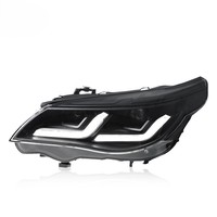 Phares avant YX haute performance 6000K blancs pour BMW Série 5 E60 E61 2003-2010, kit de lampes avant durables en ABS 12V à connexion rapide