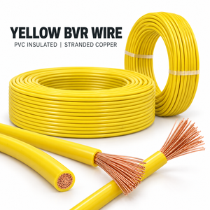 Fil de cuivre flexible multibrins BVR de 0,5 mm² à 50 mm², câble monoconducteur isolé en PVC pour panneaux électriques - Product Image 3