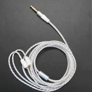 Cables de Auriculares Coaxiales Trenzados MMCX con Blindaje Combinado y Controles Remotos para Monitores/Altavoces SE215/315/425/535 Micrófono - Product Image 3