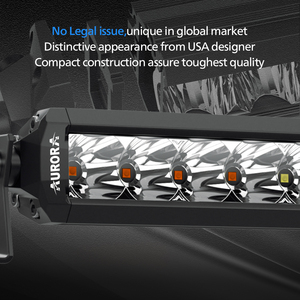 Aurora Newest Ip68 Emark Led Light Bar Pour Voitures Off-road blanc et ambre couleur <span class=keywords><strong>4x4</strong></span> Led Light Bar - Product Image 5