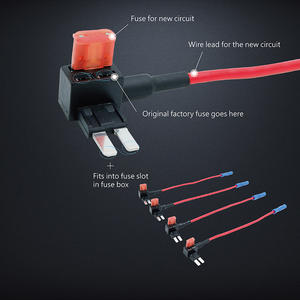 Porte-fusibles adaptateur, Type micro 2, micco2, arrière de cochon, lame Standard, support de fusibles - Product Image 4