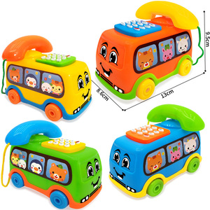 Autobús de Simulación para Niños, Juguete Educativo Temprano, Rompecabezas Musical, 2-4 Años, Unisex - Product Image 3