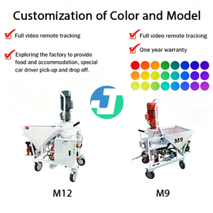 Mesin penyemprot Mortar otomatis M9 kualitas tinggi bubuk gipsum multifungsi dan mesin semen untuk penyemprot plester - Product Image 5