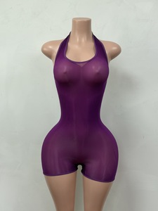 Completo <span class=keywords><strong>Sexy</strong></span> <span class=keywords><strong>da</strong></span> <span class=keywords><strong>Donna</strong></span> in Rete Trasparente, Top e Shorts Coordinati, Set Due Pezzi Vintage <span class=keywords><strong>Sexy</strong></span>, <span class=keywords><strong>Abbigliamento</strong></span> Femminile 2026 - Product Image 5