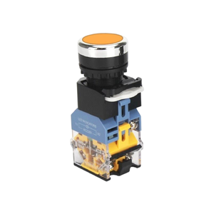 Interrupteur à bouton plat à réinitialisation automatique YHBS-38-11BN 10A avec lumière, ouverture de 22 mm, frais de port non inclus - Product Image 2