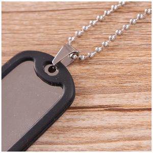 Collier avec pendentif en métal Chengxiang, plaque vierge à graver, cadeau personnalisé, bijoux, cadeau d'anniversaire - Product Image 2