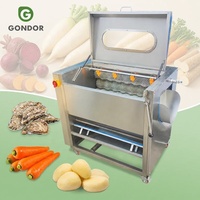 Mango Aardappel Gember Bubbelwaslijn Ultrasone Fruit- en Groenteverkookmachine Maniokblancheringsmachine