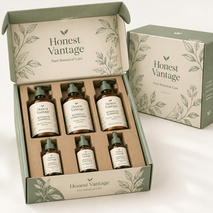 Caja de Envío Corrugada Reciclable de Lujo con Logotipo Personalizado, Estilo 2026, para Kit de Champú y Acondicionador, Limpiador y Suero para Ojos - Product Image 4