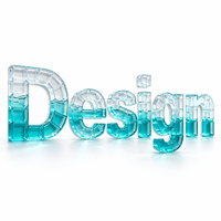 GOZONE signe des lettres 3D personnalisées en acrylique transparent, logo en cristal avec effet liquide pour l'affichage en magasin de détail