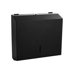 Distributeur mural commercial moderne en acier inoxydable 304 pour serviettes en papier pliées en C/multi-pliées/tri-pliées et serviettes à main avec serrure pour salle de bain - Product Image 4