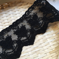 Erkoumi 3.3 pouces bordure broderie ruban délicat couronne ruban dentelle coupe pour artisanat mariée robe de mariée Applique décoration