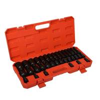Kit d'outils à prix de gros, 35 pièces/ensemble, jeu de douilles de 1/2 pouce, clé dynamométrique à cliquet, ensemble d'outils de réparation automobile