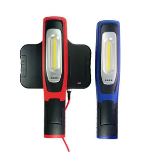 Outdoor Portable Hand Lamp Cob Work Dual Super Bright Led Working Light Camping Hiking Torch Bright Light Torch Rechargeable